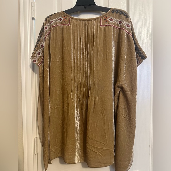 Johnny Was Los Angeles Izzy Pin tuck Poncho Sz XS (oversized to L) - Picture 6 of 9